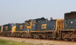 CSX 1115 & 1204 head north on train Q400